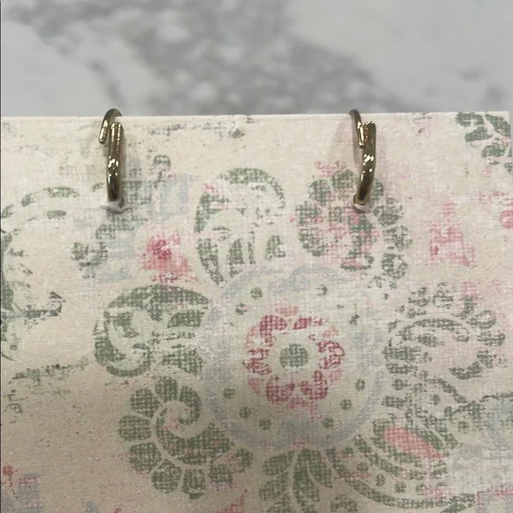 Betsey Johnson Heart Shaped Earrings with Pink Bow - Picture 4 of 5